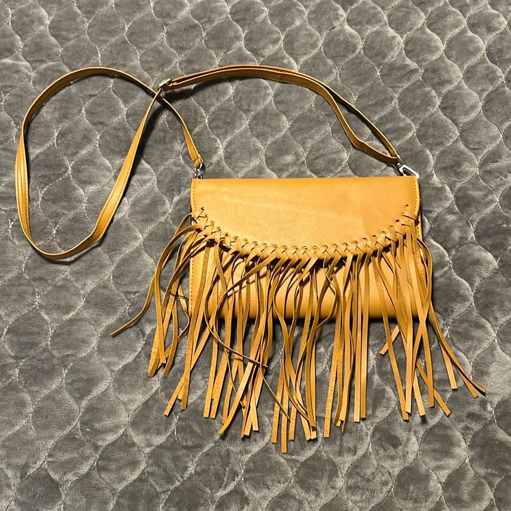 Fringe purse